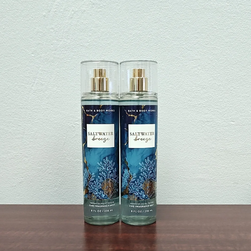 Bath & Body Works SALTWATER BREEZE 2 Piece FFM Bundle